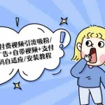 (5442期)视频打赏/付费视频引流吸粉/定时弹窗广告+自带视频+支付接口+源码自适应