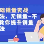 (5405期)淘宝基础销量实战-积累玩法,无销量-不转化,教你提升销量多种玩法
