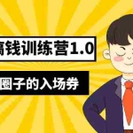 (5367期)坏坏-公众号搞钱训练营1.0,送你一张圈子的入场券(完整版)价值999元