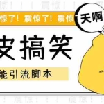 (5176期)【引流必备】最新皮皮搞笑全功能引流 解放双手自动引流【脚本+教程】