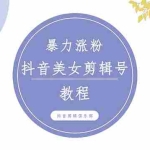 (5109期)抖音快手暴力涨粉美女混剪视频教程 百分百过原创图片教程 附带违规申诉方法
