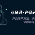 (4882期)亚马逊·产品开发特训营:产品爆单方法,快速突破重围,全程实操!