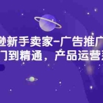 (4621期)亚马逊新手卖家-广告推广训练营:0-1入门到精通,产品运营系统课!