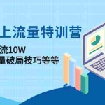(4567期)2023线上流量特训营:包含暴力引流10W+中小卖家流量破局技巧等等