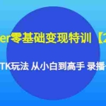 (4551期)tkinter零基础变现特训【20期】系统传授TK玩法 从小白到高手 录播+直播课