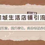 (4501期)抖音同城生活店铺引流操课:快速引流,提升转化,实体老板必看!