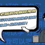 (4420期)实体老板如何做短视频:带你玩转短视频全套操作流程,流量+业绩倍增!