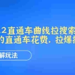 (4296期)2022直通车曲线拉搜索教程:用最少的直通车花费,拉爆搜索流量