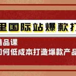 (4054期)阿里国际站爆款打造系列精品课,教你如何低成本打造爆款产品