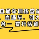 (3856期)搜索直通车训练营第2期:搜索、直通车、引力魔方三维合一 提升店铺业绩!