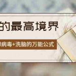 (3846期)《洗脑的最高境界》人手一本的商业圣经,108个思想病毒+洗脑的万能公式