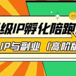 (3787期)超级IP孵化陪跑课:个人IP与副业(高阶版)41节课