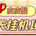 (3752期)【高端精品】外面收费3800的皮皮蟹全自动挂机项目,号称单机一天40+