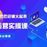 (3708期)【90天阿里巴巴店铺火起来】高级运营实操课,1688运营高手必修课