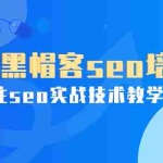 (3674期)某收费培训课:黑帽客seo培训,专注seo实战技术教学!