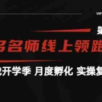 (3665期)《拼多多名师线上领跑28天-第10期》迎战开学季 月度孵化 实操复盘!