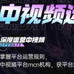 (3423期)0基础5天学会中视频创作,深度运营中视频,掌握平台运营规则(价值599元)