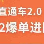 (3368期)2022直通车爆单进阶班2.0,六天学会如何通过直通车爆单