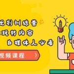 (3279期)《内容规划训练营》带你玩转内容,打造爆文,自媒体人必看(6节视频课程)