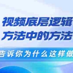 (3268期)鬼哥短视频底层逻辑,方法中的方法,告诉你为什么这样做(21节视频课)