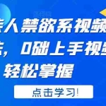 (3253期)火柴人系视频剪辑玩法,0础上手视频剪辑,轻松掌握