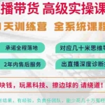 (3246期)抖音直播带货全系统高级实操课程:3秒留人 获客 百万主播培养方法