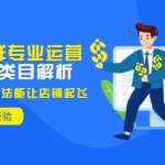 (2925期)京东店群专业运营:京东全类目解析,最新技术和方法能让店铺起飞,纯实操