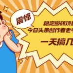 (2902期)稳定搬砖项目:今日头条创作者老电影搬运法 一天搞几十【附下载+去重软件】