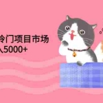 (2884期)4000亿宠物冷门项目市场,提前布局日入5000+【视频课程】