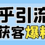 (2850期)2022知乎引流+无脑爆粉技术:每一篇都是爆款,不吹牛,引流效果杠杠的