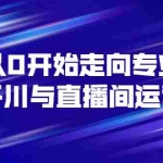 (2728期)从0开始走向专业《千川与直播间运营》93节视频课程