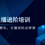 (2548期)2022主播进阶培训,超级星主播孵化,主播进阶必修课