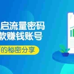(2517期)2022开启流量密码:打造爆款赚钱账号,年入千万的秘密分享