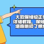 (2511期)大致保姆级正价起号详细教程,保姆级教学,堪称嚼碎了喂给你吃