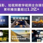 (2427期)2022玩转手机影像全系课,零基础的小白也能进阶成为手机摄影专业人士