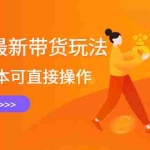 (2421期)视频号最新带货玩法,无需成本可直接操作,新手到高手快速蜕变