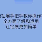 (2308期)智能钻展手把手教你操作钻展,全方面了解和运用,让钻展更加简单
