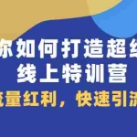 (2093期)教你如何打造超级IP线上特训营,抖音流量红利,快速引流涨粉