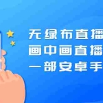 (2035期)无绿布直播,画中画直播,一部安卓手机搞定【视频课程】