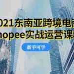 (1951期)2021东南亚跨境电商Shopee实战运营课程,0基础、0经验、0投资的副业项目