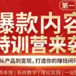 (1835期)爆款内容特训营:从产品到变现,逐级跃迁,打造你的赚钱闭环