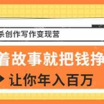(1822期)DanlelLe·剧本杀创作写作变现营,讲着故事就把钱挣了,让你年入百万