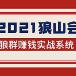 (1754期)2021狼山会狼群赚钱实战系统:让你步步为营,直达胜利终点的赚钱必备