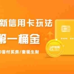 (1735期)2021全新信用卡玩法:快速提额/0首付买房/套现生财,赚到第一桶金