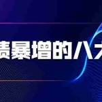 (1709期)业绩暴增的八大绝招,销售员必须掌握的硬核技能(9节视频课程)