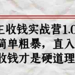 (1678期)《群主收钱实战营1.0》——简单粗暴,直入主题,直接收钱才是硬道理!