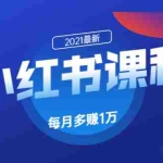 (1612期)九京·小红书课程:如何利用小红书快速获取客源,每月多赚1万!