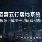 (1580期)《社群运营五行落地系统》从根源解决一切运营问题,揭秘日赚10万大咖共性
