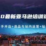 (1458期)2020最新亚马逊培训课程:亚马逊新手开店+选品与站内运营+站外引流(无水印)