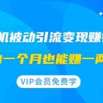 (1417期)QQ挂机被动引流变现赚钱项目:最少的一个月也能赚一两千块
